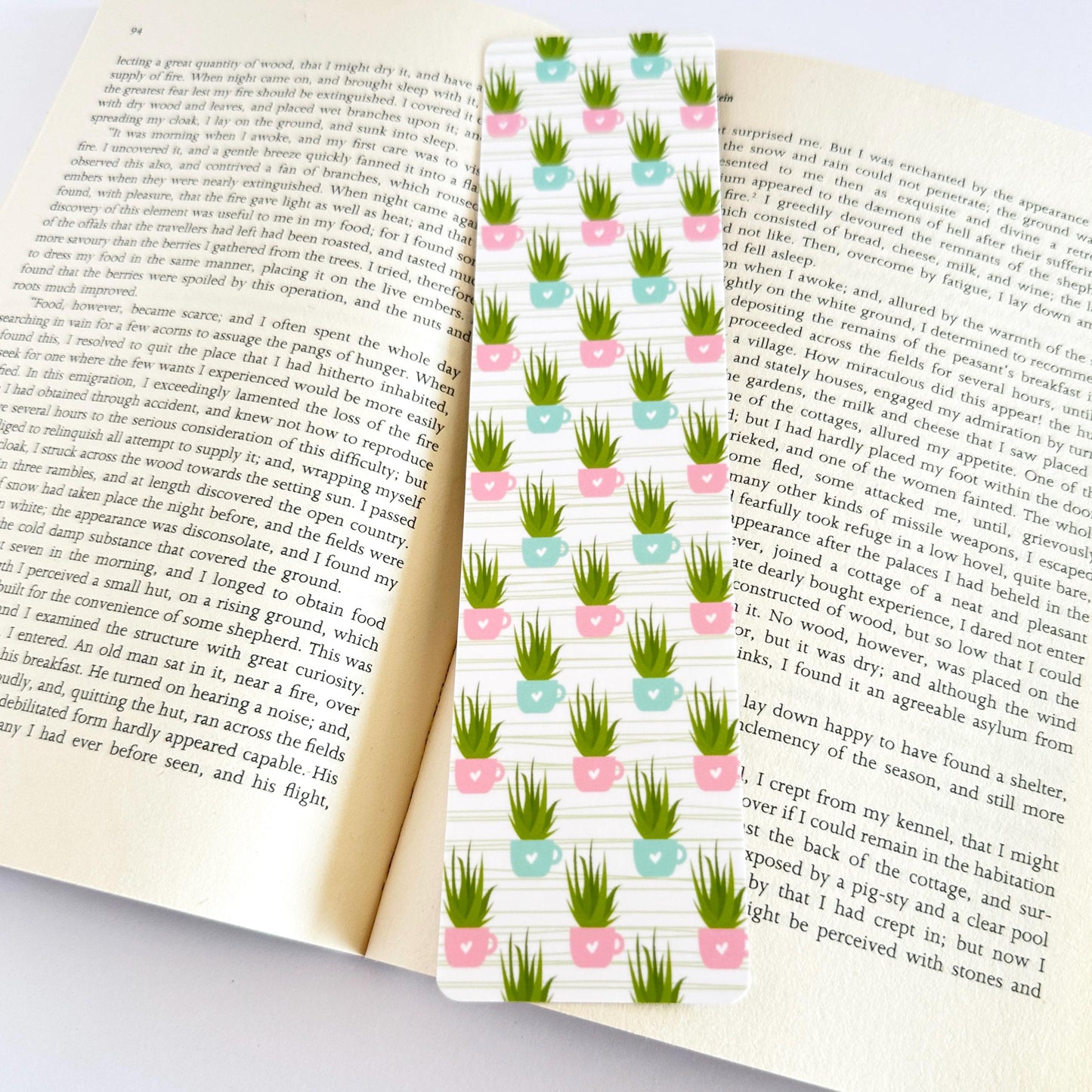 Plant Bookmark, Bookish Merch, Fantasy Reader Gifts, Paper Bookmark, Gifts for Readers Women, Book Club Gift, Reading Accessories, Kawaii