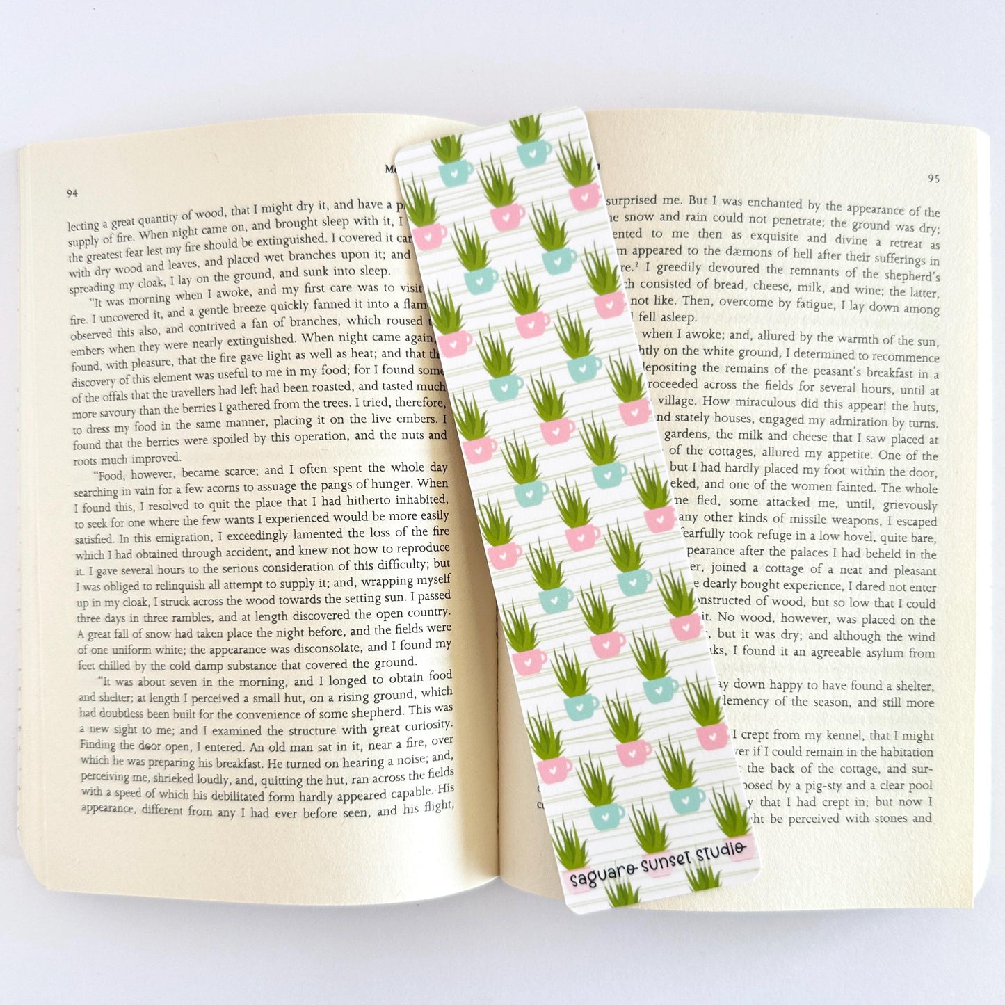 Plant Bookmark, Bookish Merch, Fantasy Reader Gifts, Paper Bookmark, Gifts for Readers Women, Book Club Gift, Reading Accessories, Kawaii
