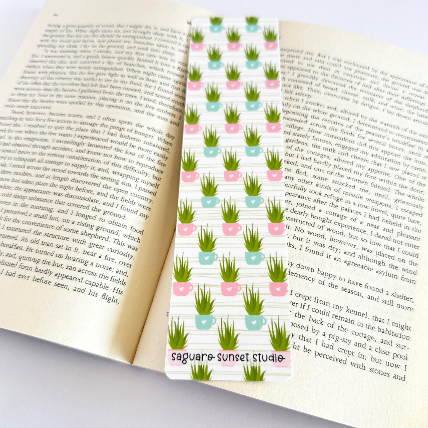 Plant Bookmark, Bookish Merch, Fantasy Reader Gifts, Paper Bookmark, Gifts for Readers Women, Book Club Gift, Reading Accessories, Kawaii