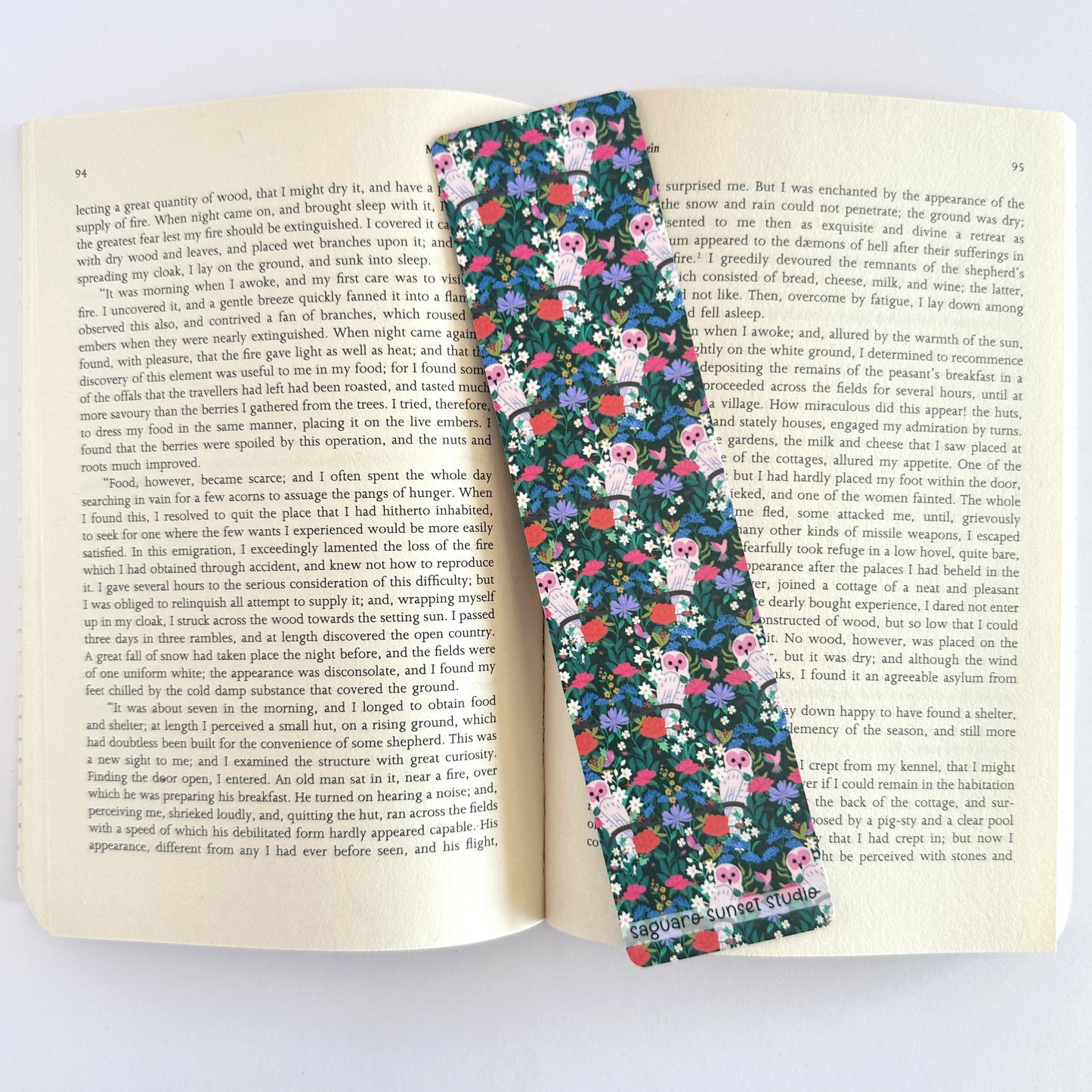 Owl Bookmark, Bird Watching Gift, Gift for Reader, Reading Accessories, Bookish Merch, Bookmark for Women, Animal Gift, Book Lover Gift