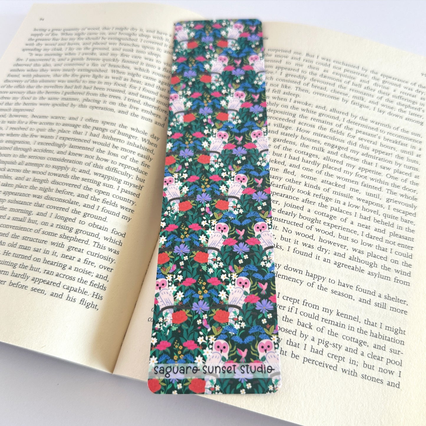 Owl Bookmark, Bird Watching Gift, Gift for Reader, Reading Accessories, Bookish Merch, Bookmark for Women, Animal Gift, Book Lover Gift