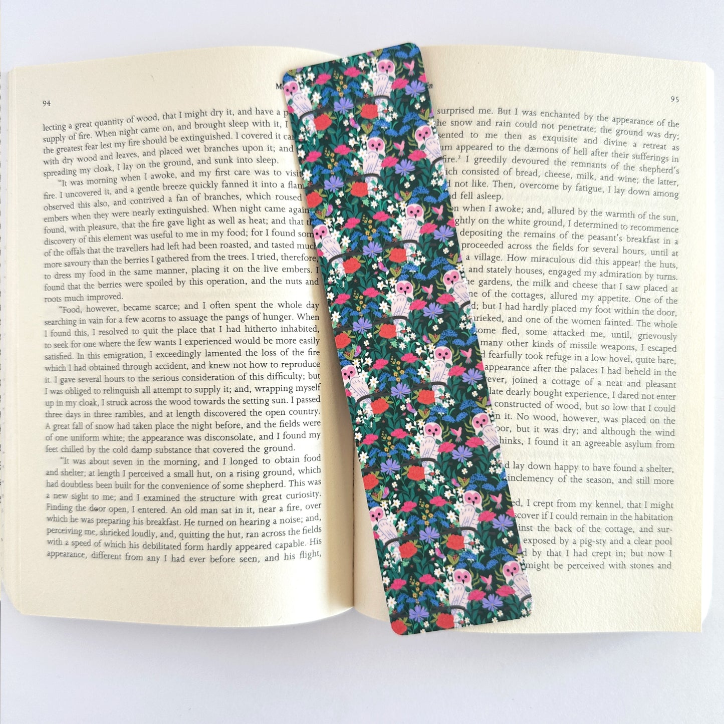 Owl Bookmark, Bird Watching Gift, Gift for Reader, Reading Accessories, Bookish Merch, Bookmark for Women, Animal Gift, Book Lover Gift