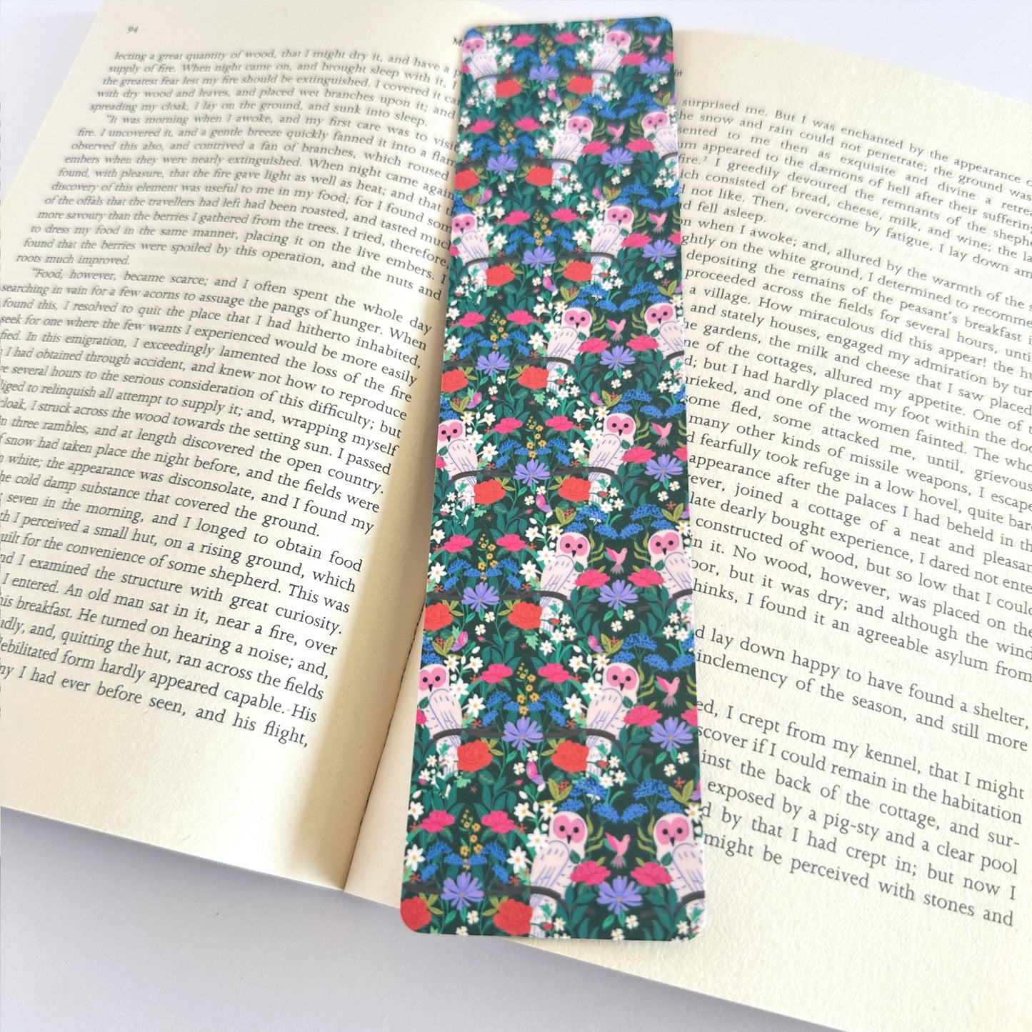 Owl Bookmark, Bird Watching Gift, Gift for Reader, Reading Accessories, Bookish Merch, Bookmark for Women, Animal Gift, Book Lover Gift