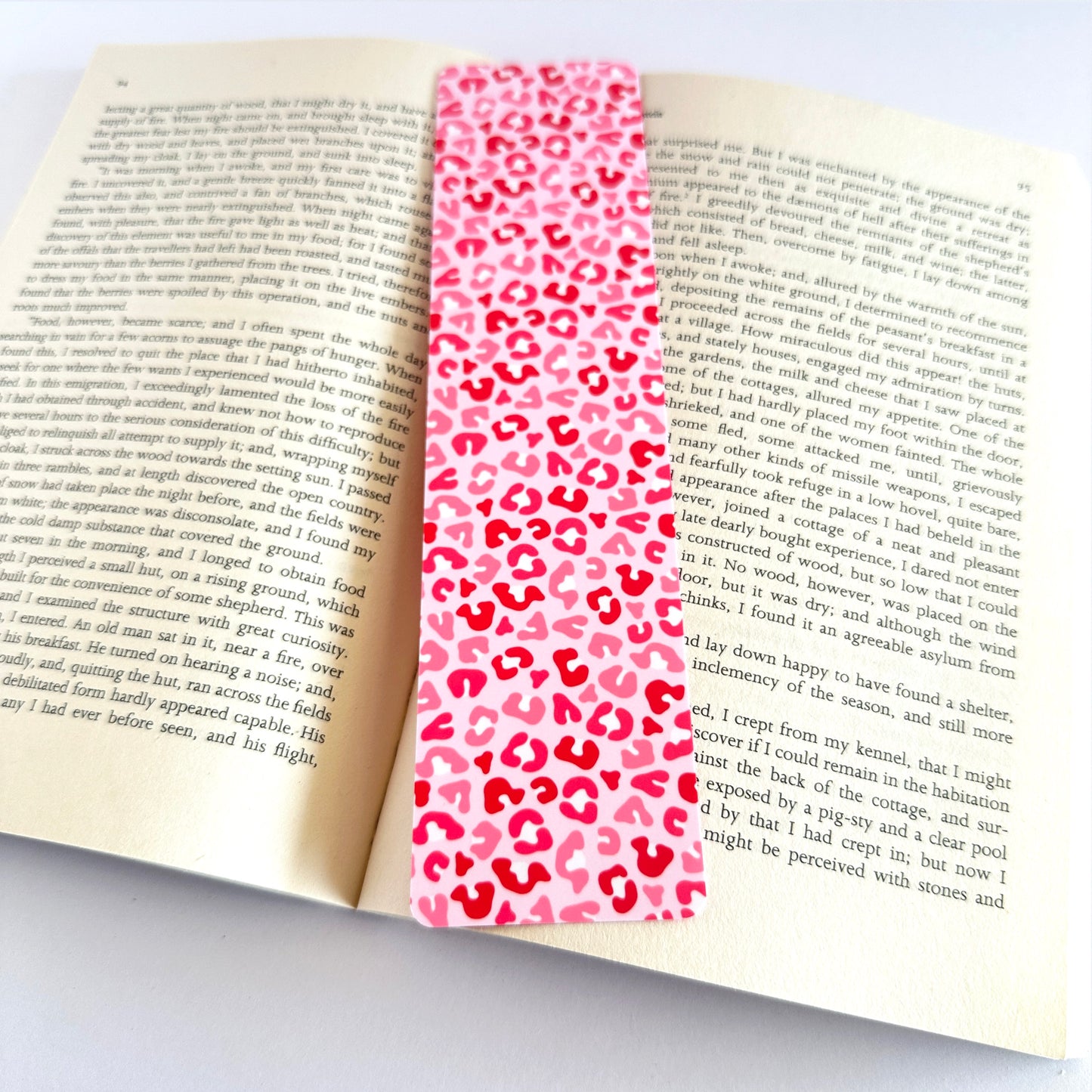 Nature Bookmark, Gift for Reader, Reading Accessories, Bookish Merch, Bookmark for Women, Animal Gift, Book Lover, Cheetah Print Aesthetic