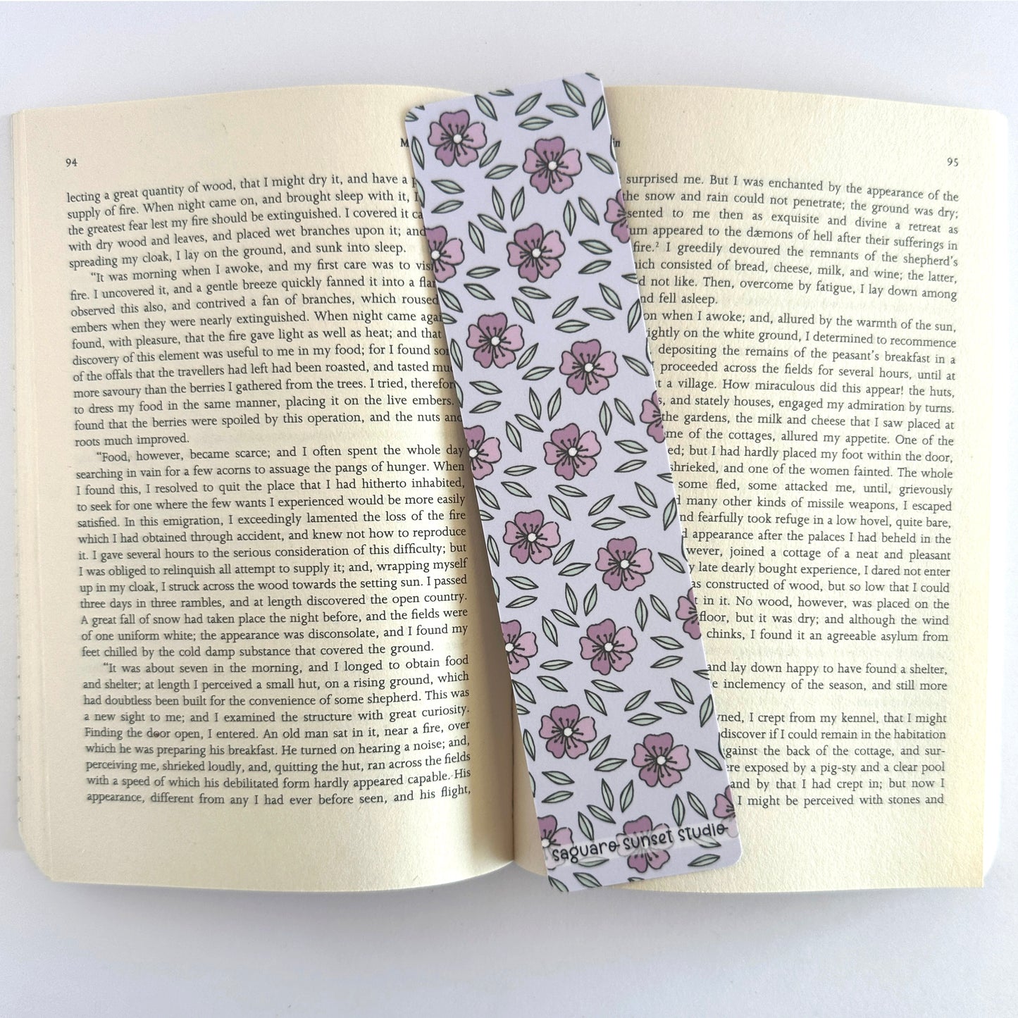 Floral Bookmark for Her, Flower Bookmark, Wildflower Bookmark, Nature Bookmark, Gift for Reader, Reading Accessories, Bookish Merch