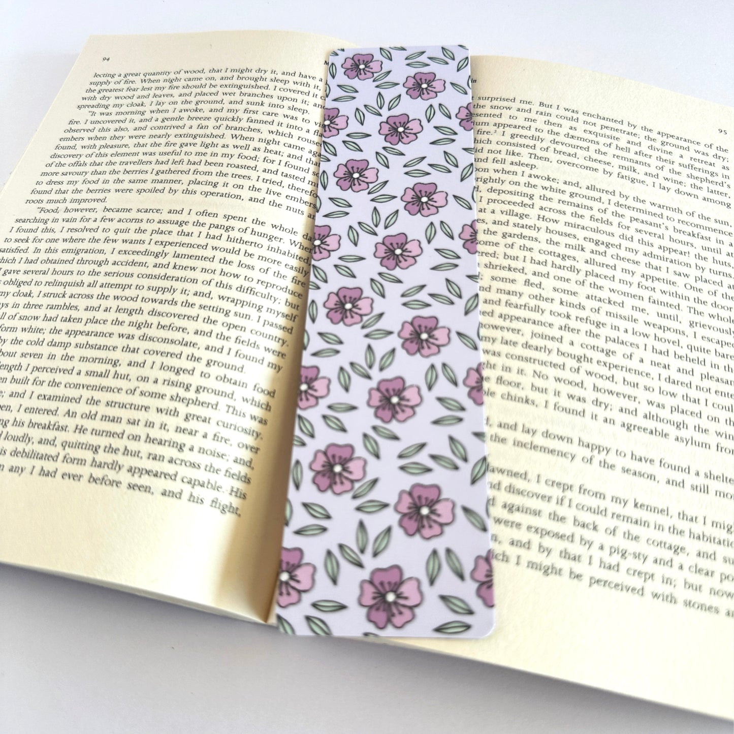 Floral Bookmark for Her, Flower Bookmark, Wildflower Bookmark, Nature Bookmark, Gift for Reader, Reading Accessories, Bookish Merch