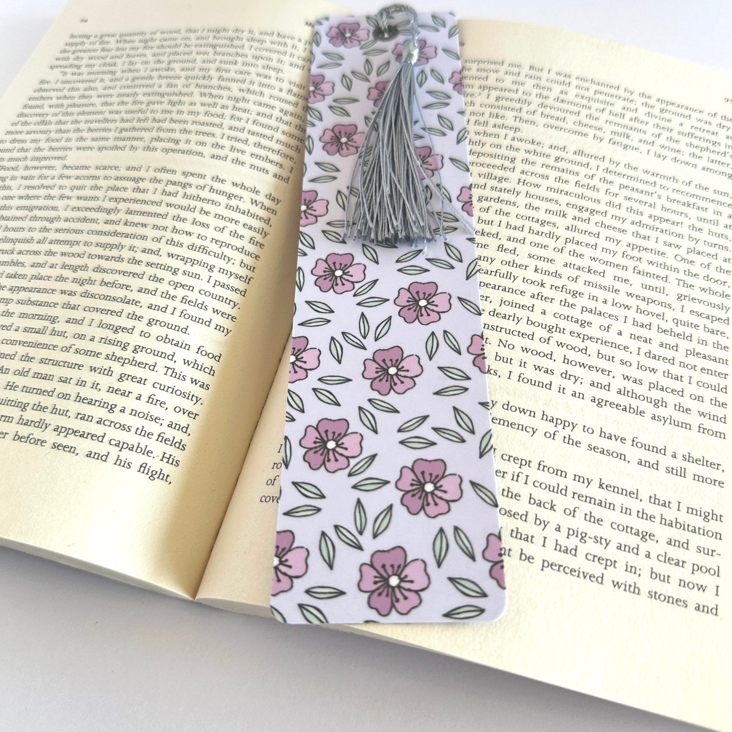 Floral Bookmark for Her, Flower Bookmark, Wildflower Bookmark, Nature Bookmark, Gift for Reader, Reading Accessories, Bookish Merch