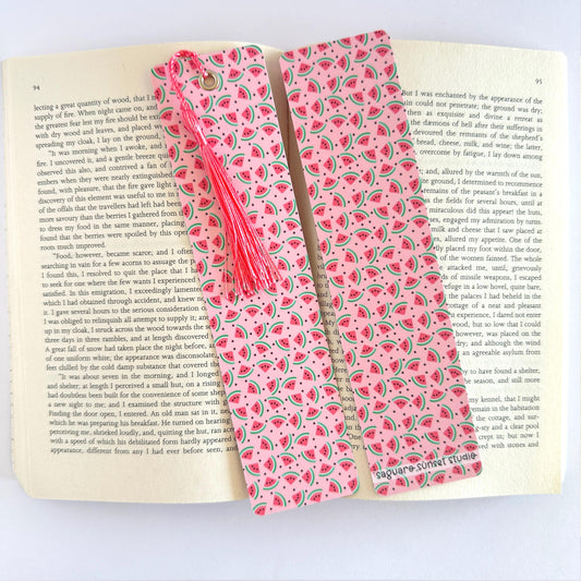 Food Bookmark, Bookish Merch, Paper Bookmark, Gifts for Readers Women, Book Lover Gift, Book Club Gift, Reading Accessories, Foodie Gift