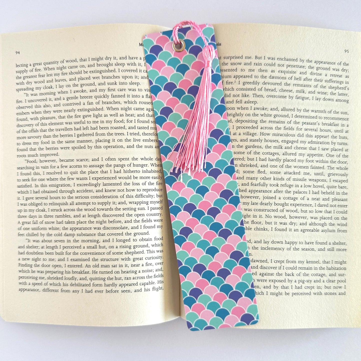 Mermaid Bookmark, Bookish Merch, Paper Bookmark, Gifts for Readers Women, Book Lover Gift, Book Club Gift, Reading Accessories, Ocean Gifts