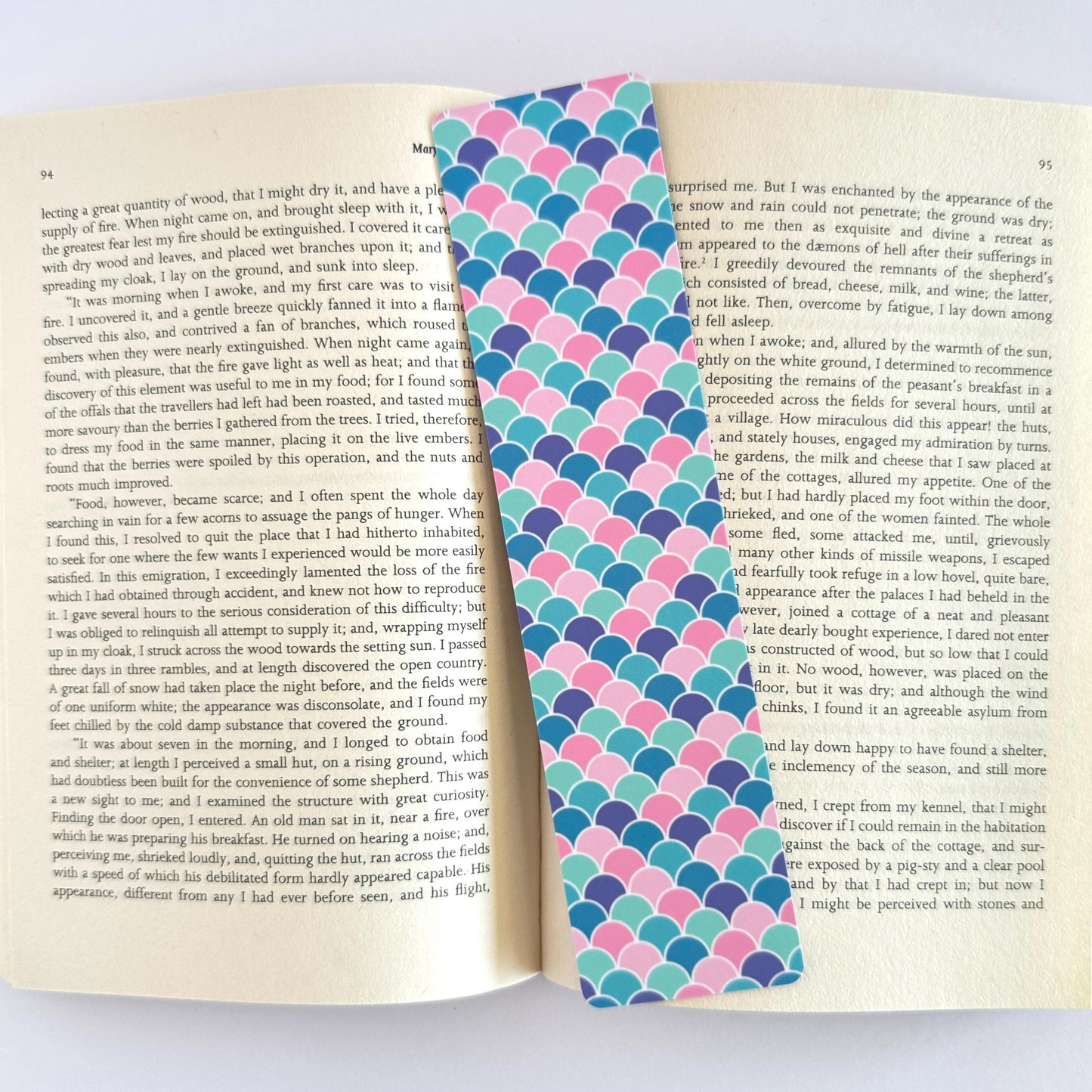 Mermaid Bookmark, Bookish Merch, Paper Bookmark, Gifts for Readers Women, Book Lover Gift, Book Club Gift, Reading Accessories, Ocean Gifts