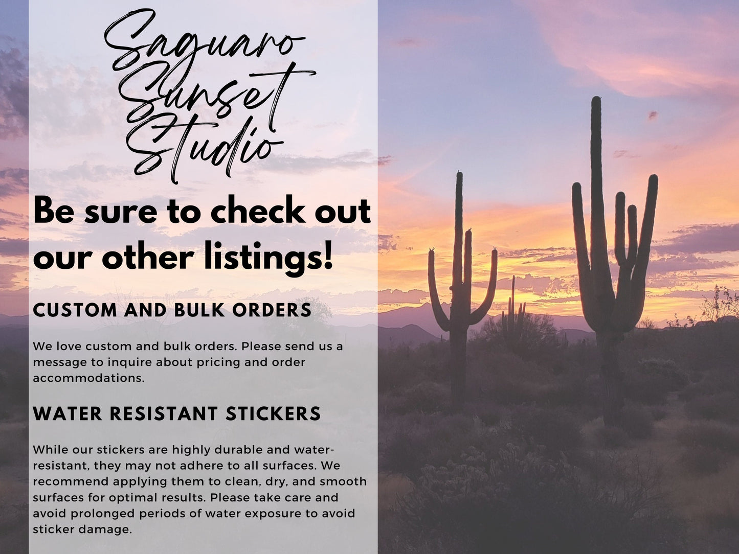 Arizona Desert Sticker